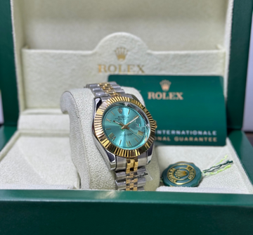 Rolex True Tone With Roman Tiffany Dail And Jublee Chain