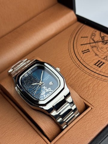 Patek Philippe With Arabic Words Blue Dail