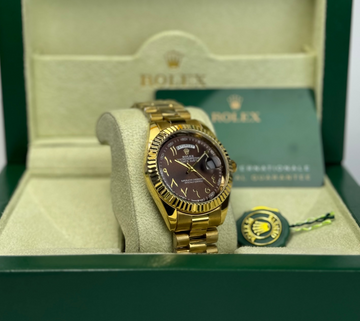 Rolex Dark Brown Arabic Dail Day&Date