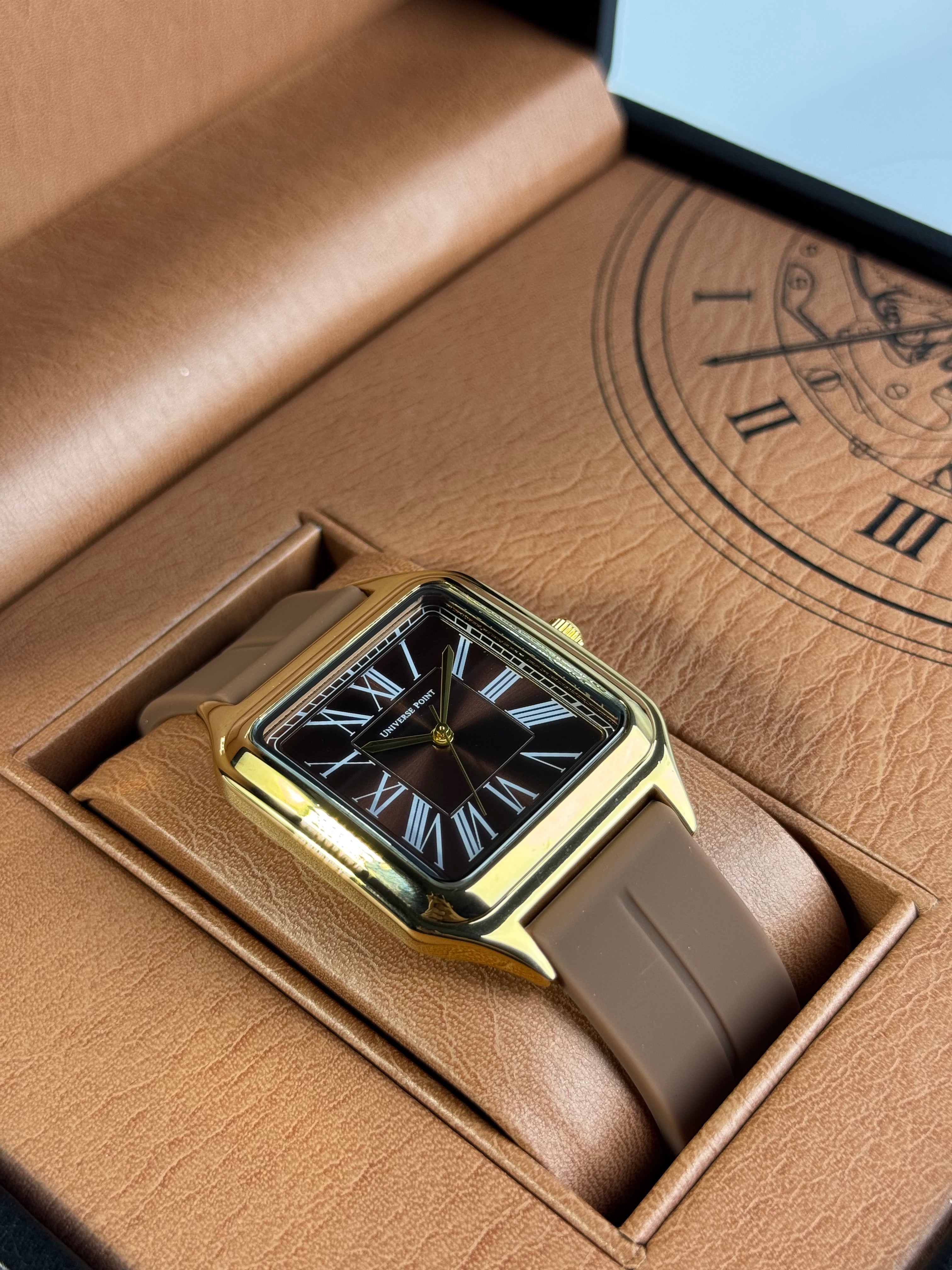 Universal Point Old Money Style Brown Strap Original