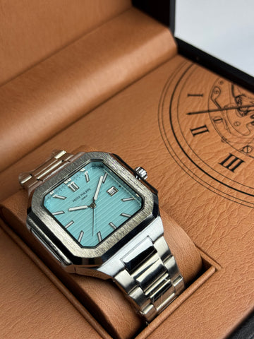 Patek Philippe Square Tiffany Dail Stainless Steel