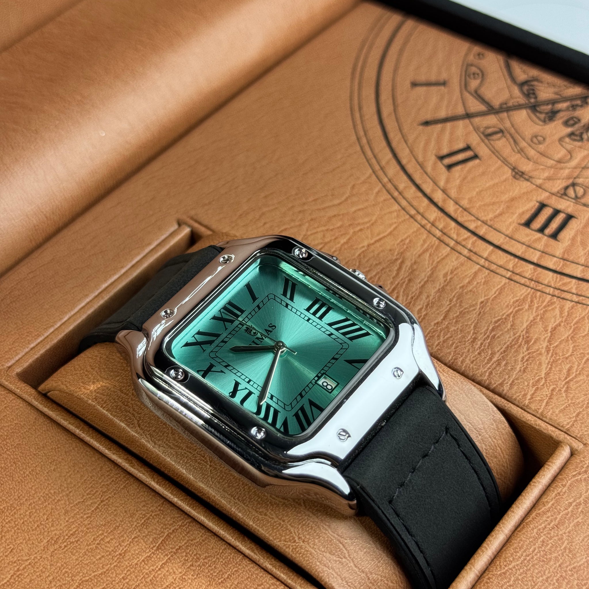 Timas Orignal Watch Black Strap Tiffany Dail