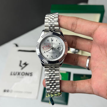 Rolex Jublee Chain White Arabic Dial