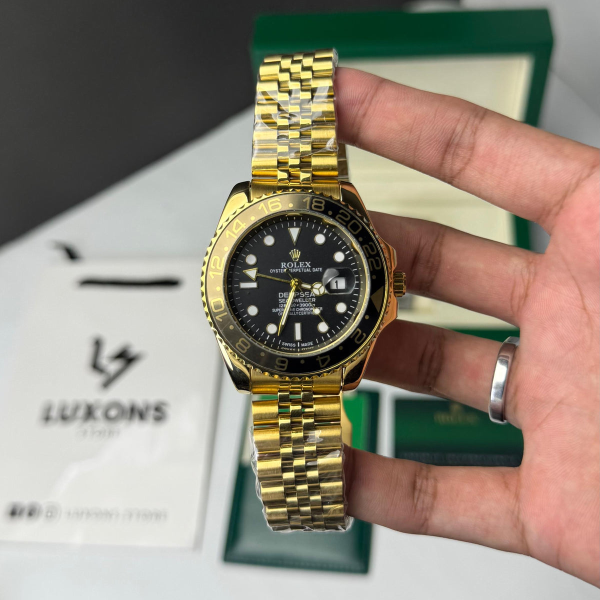 Rolex GMT Full Golden Edition Quartz