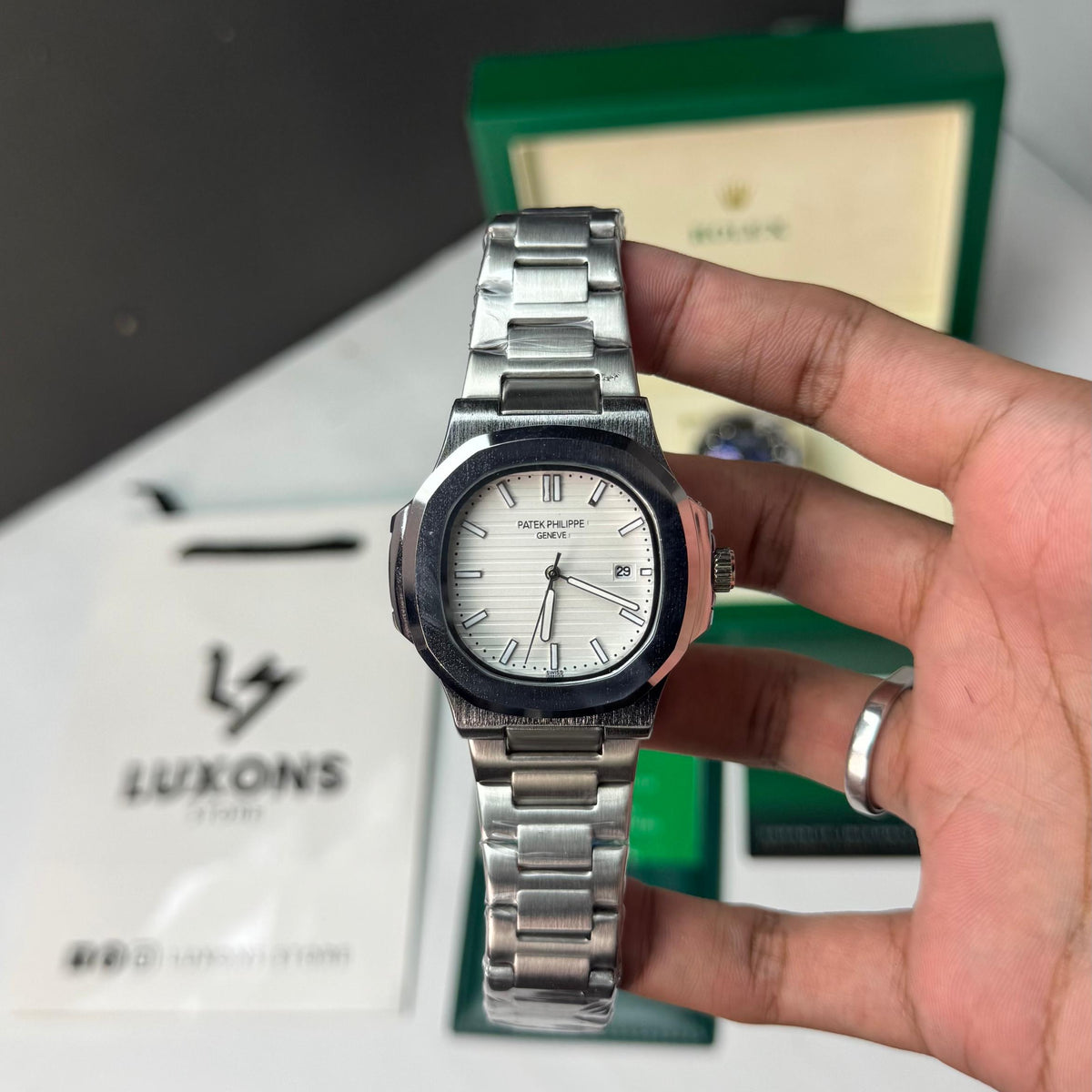 Patek Philippe White Dail Semi Automatic