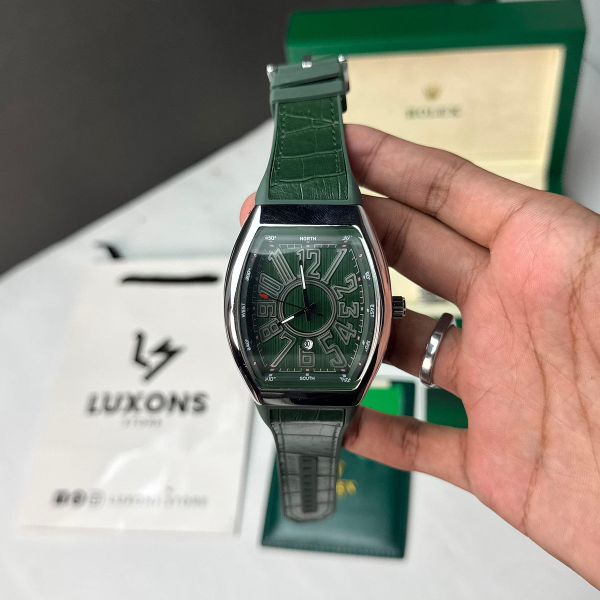 Frank Muller Pakistan Colour Leather Strap